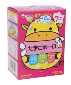 Bánh quy ăn dặm trứng Wakodo AO3 7 tháng